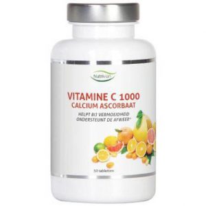 Nutrivian Vitamine C 1000 Calcium Ascorbaat Tabletten 50st