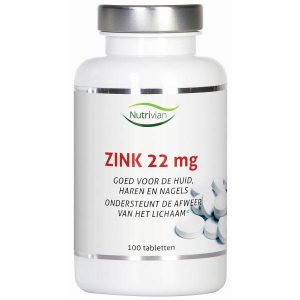 Nutrivian Zink Methionine 22mg Tabletten 100st