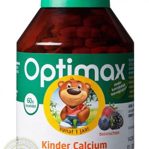 Optimax Kinder Calcium Kauwtabletten 60st