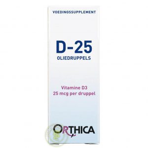 Orthica D-25 Oliedruppels 15ml