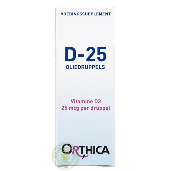 Orthica D-25 Oliedruppels 15ml