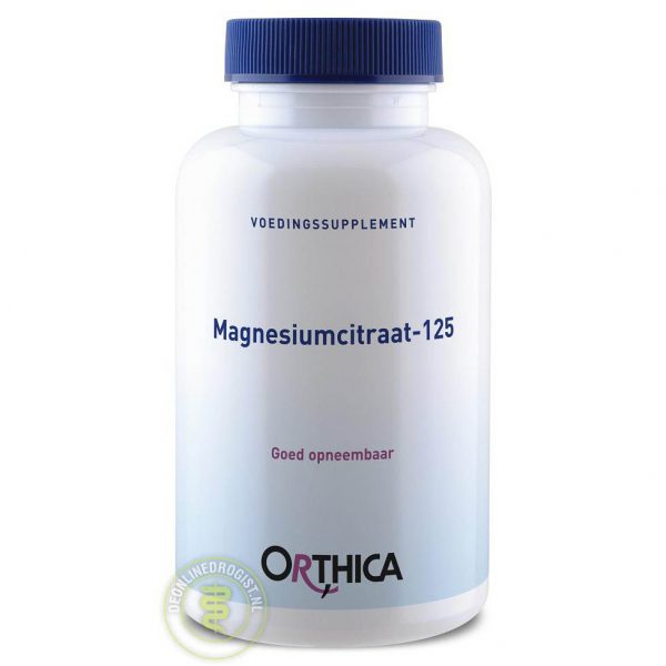 Orthica Magnesiumcitraat-125 Capsules