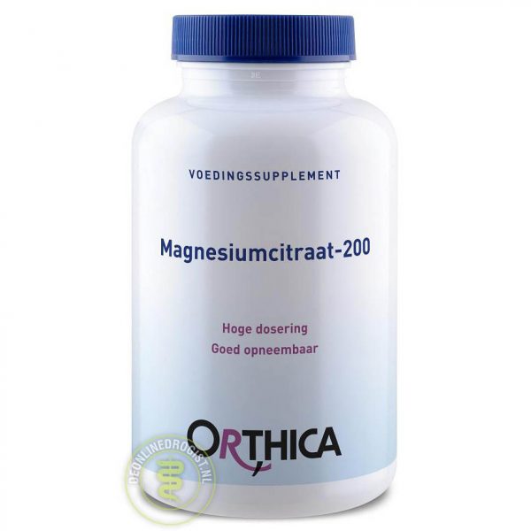 Orthica Magnesiumcitraat-200 Tabletten 120st