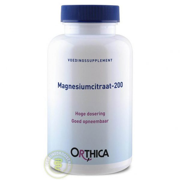 Orthica Magnesiumcitraat-200 Tabletten 60st