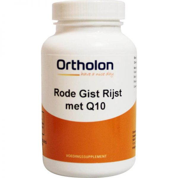 Ortholon Rode Gist Rijst Met Q10 Capsules 120st