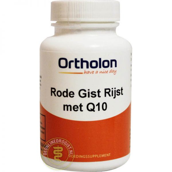 Ortholon Rode Gist Rijst Met Q10 Capsules 60st