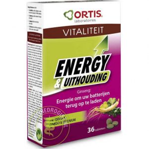 Ortis Energy & Uithouding Tabletten