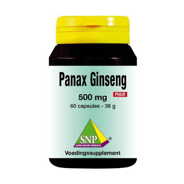 Panax ginseng 500 mg puur