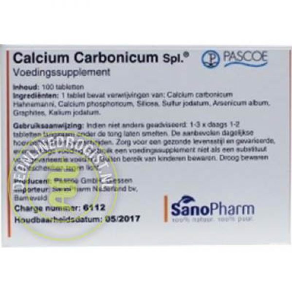 Pascoe Calcium Carbonicum Similiaplex