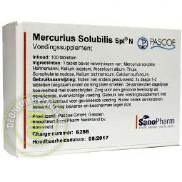 Pascoe Mercurius Solubilis Similiaplex