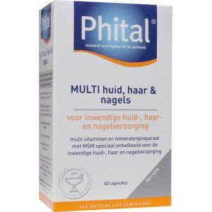 Phital Huid Haar Nagels Multi Capsules 60st