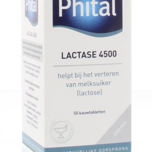 Phital Lactase 4500 Kauwtabletten Aardbei