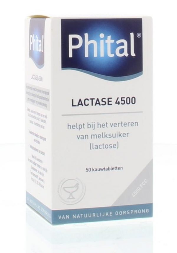 Phital Lactase 4500 Kauwtabletten Aardbei