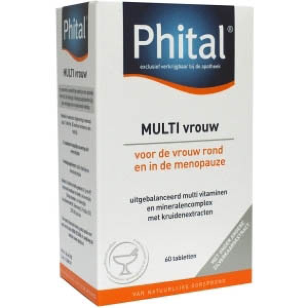 Phital Multi Vrouw Tabletten 60st