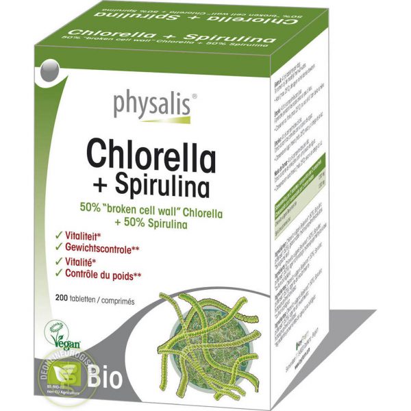 Physalis Chlorella + Spirulina Tabletten