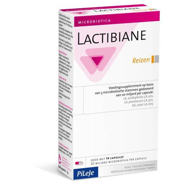 Pileje Lactibiane Reizen Capsules 14st