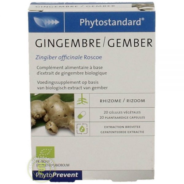 Pileje Phytostandard Gember Capsules