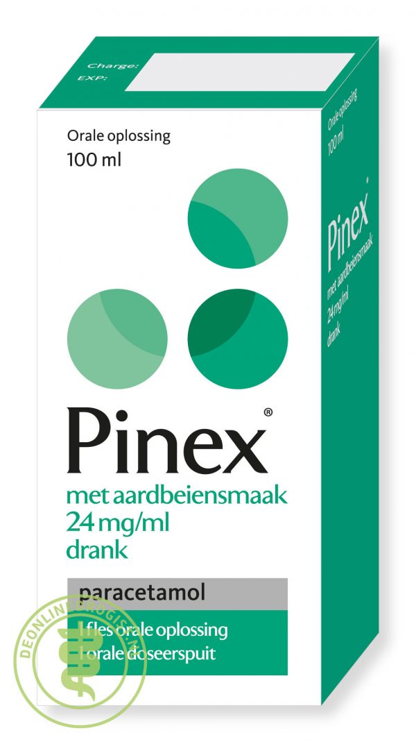 Pinex Junior Paracetamol 24mg/ml Vloeibaar 100ml