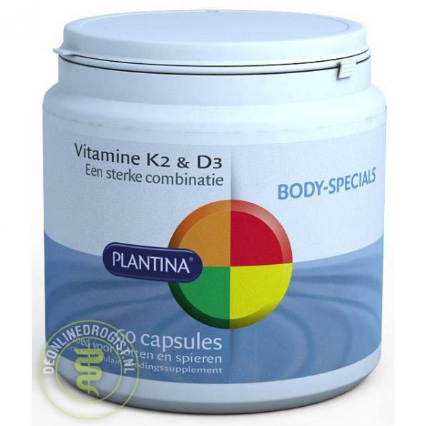 Plantina Vitamine K2 & D3 Capsules 60st