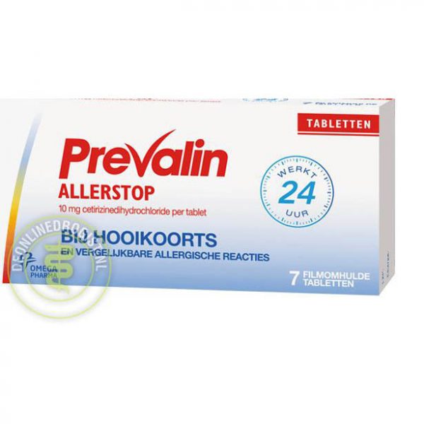 Prevalin 10mg Cetirizine Tabletten 7st