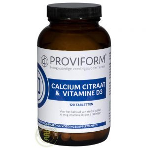 Proviform Calcium Citraat & Vitamine D3 Tabletten 120st