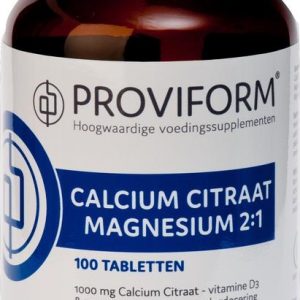 Proviform Calcium En Magnesium Citraat Tabletten 100st