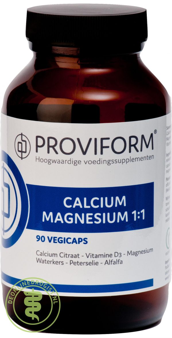 Proviform Calcium Magnesium 1:1 & D3 V- Capsules 90st