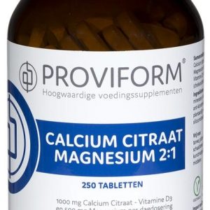 Proviform Calcium & Magnesium Citraat 2:1 Tabletten 250st