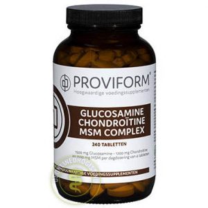 Proviform Glucosamine Chondroitine MSM Complex Tabletten 240st