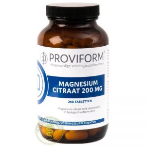 Proviform Magnesium Citraat 200mg & B6 Tabletten