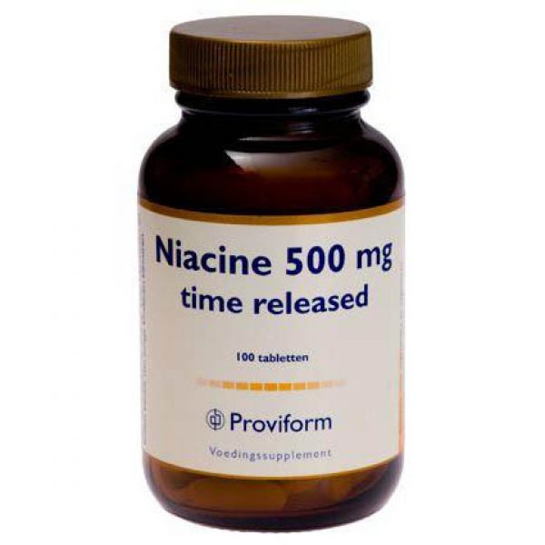 Proviform Niacine 500mg Time Released Tabletten 100st