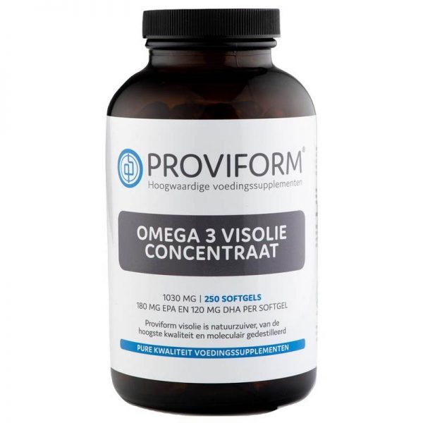 Proviform Omega 3 Visolieconcentraat 1000mg Softgels 250st