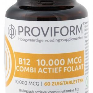 Proviform Vitamine B12 10000 Mcg Combi Zuigtabletten