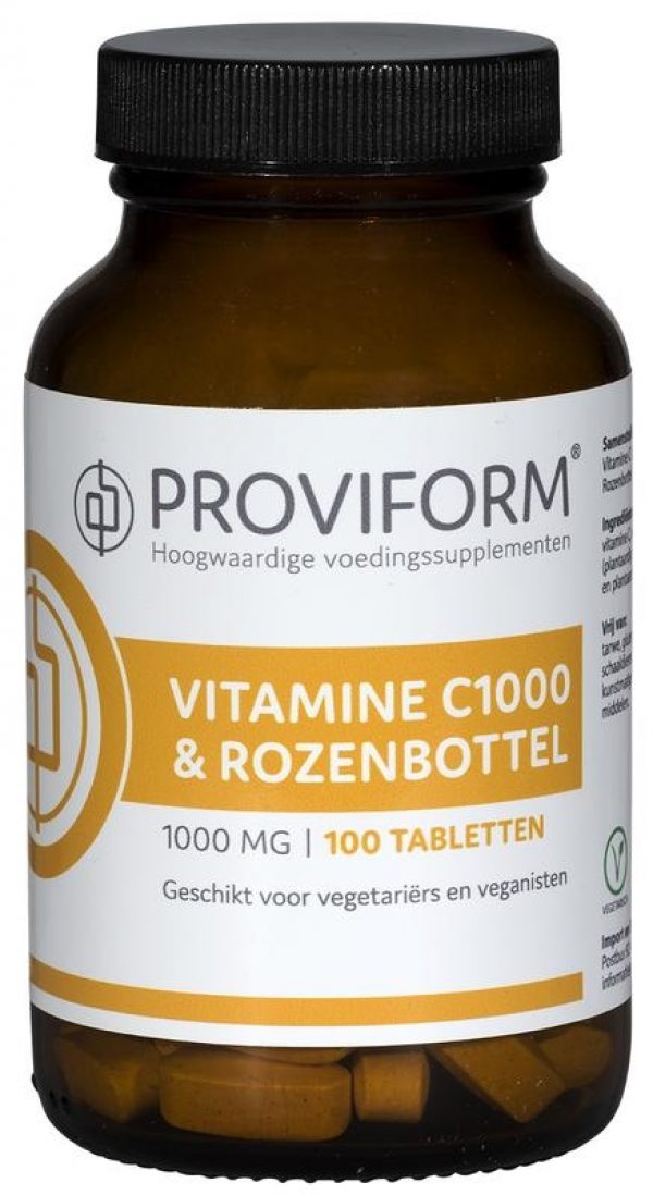 Proviform Vitamine C 1000mg & Rozenbottel Tabletten 100st