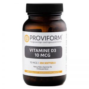 Proviform Vitamine D3 10mcg Softgel Capsules 250st