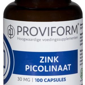 Proviform Zink Picolinaat 30mg Capscules 100st