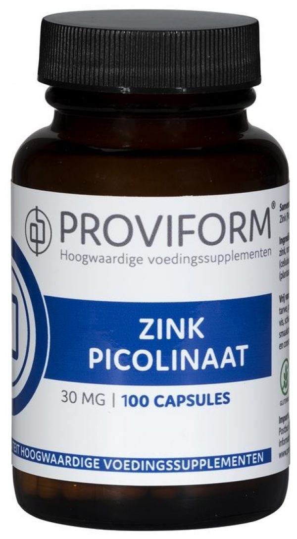 Proviform Zink Picolinaat 30mg Capscules 100st