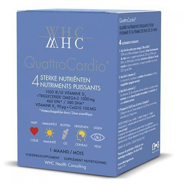 Quattrocardio 1 maand verpakking 3 x 30 softgels