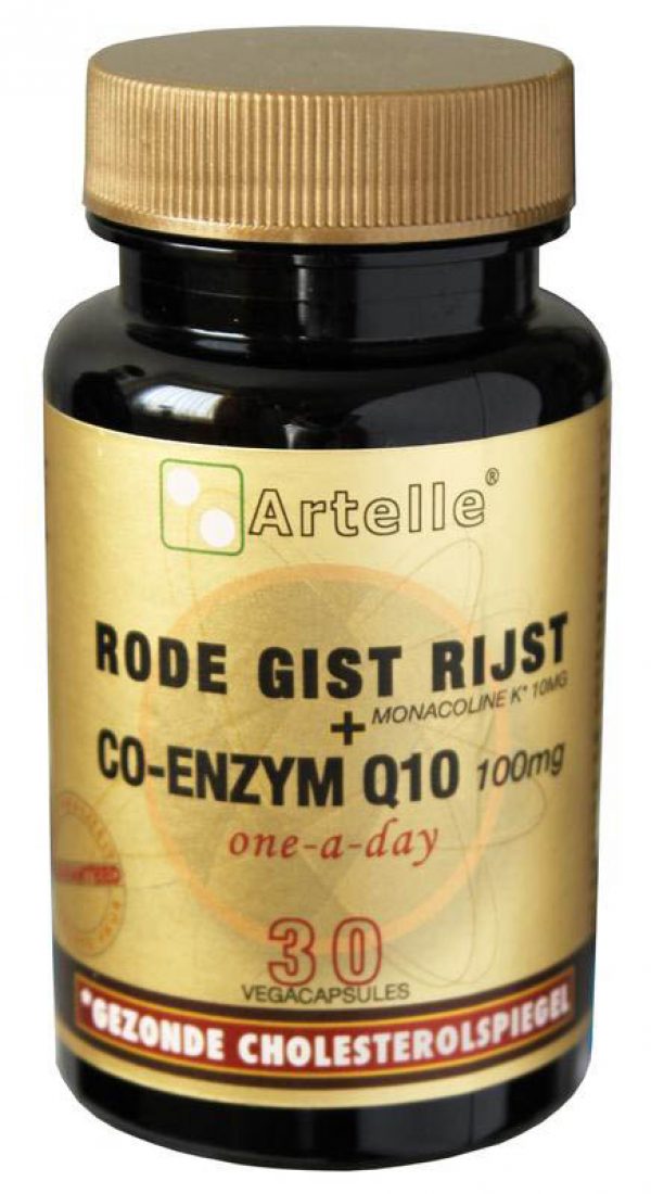 Rode gist rijst + Co-enzym Q10 100 mg