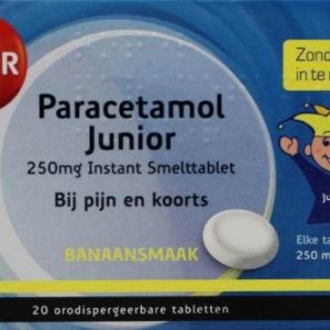 Roter Paracetamol Junior Smelt Tabletten