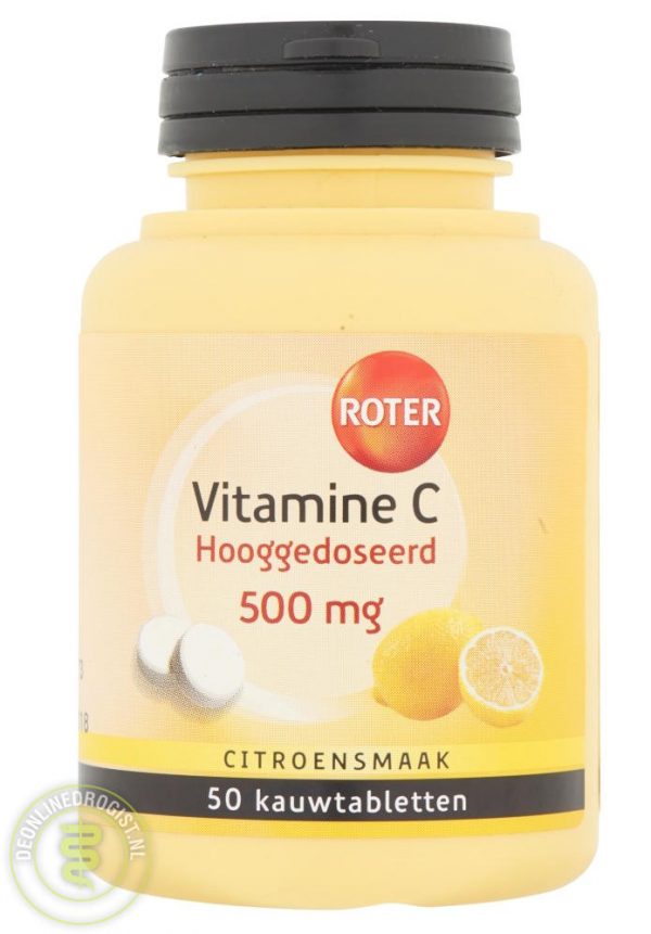 Roter Vitamine C 500mg Tabletten Citroen 50st