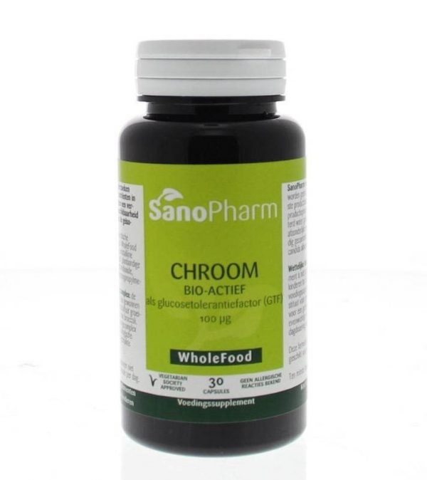 Sanopharm Chroom GTF 100mcg Capsules