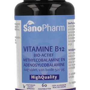 Sanopharm Vitamine B12 Bio-Actief Zuigtabletten