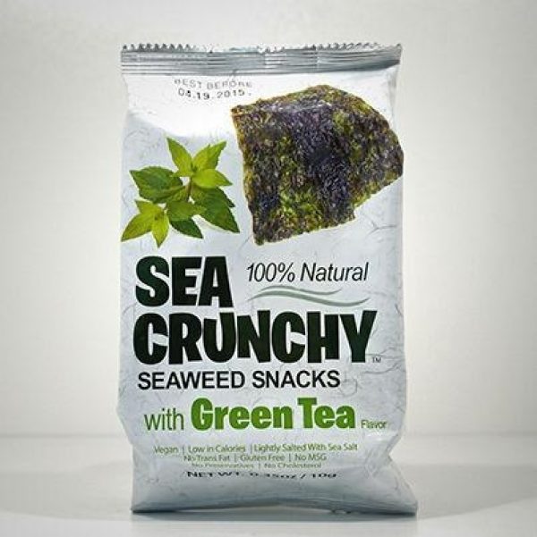 Sea Crunchy Zeewiersnacks Groene Thee