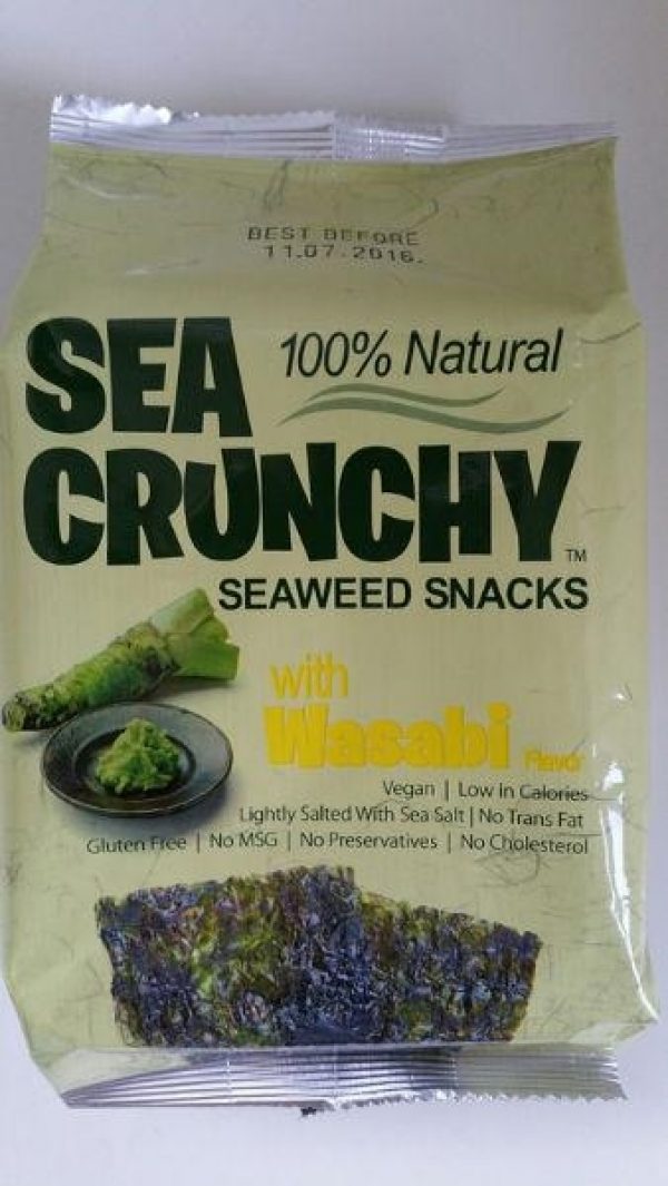 Sea Crunchy Zeewiersnacks Wasabi