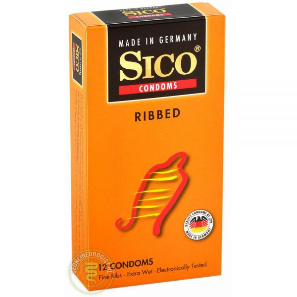 Sico Ribbed Condooms