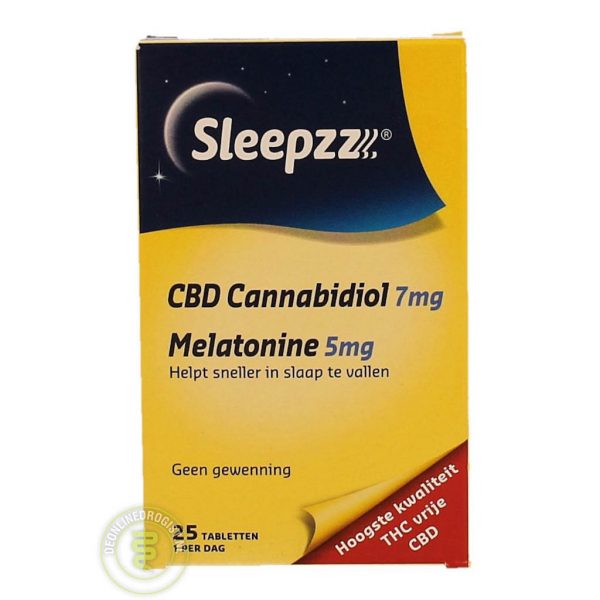 Sleepzz CBD 7mg/5mg Melatonine Tabletten