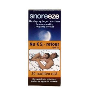 Snoreeze Anti Snurk Spray