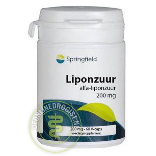 Springfield Alpha Liponzuur 200mg