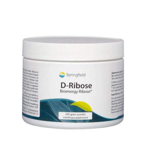 Springfield D-Ribose Bioenergy Ribose Poeder